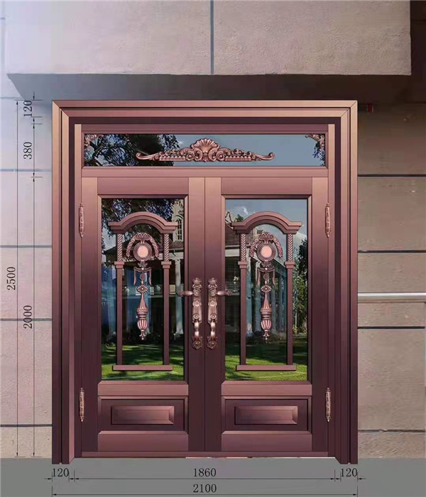 玻璃铜门 (5)
